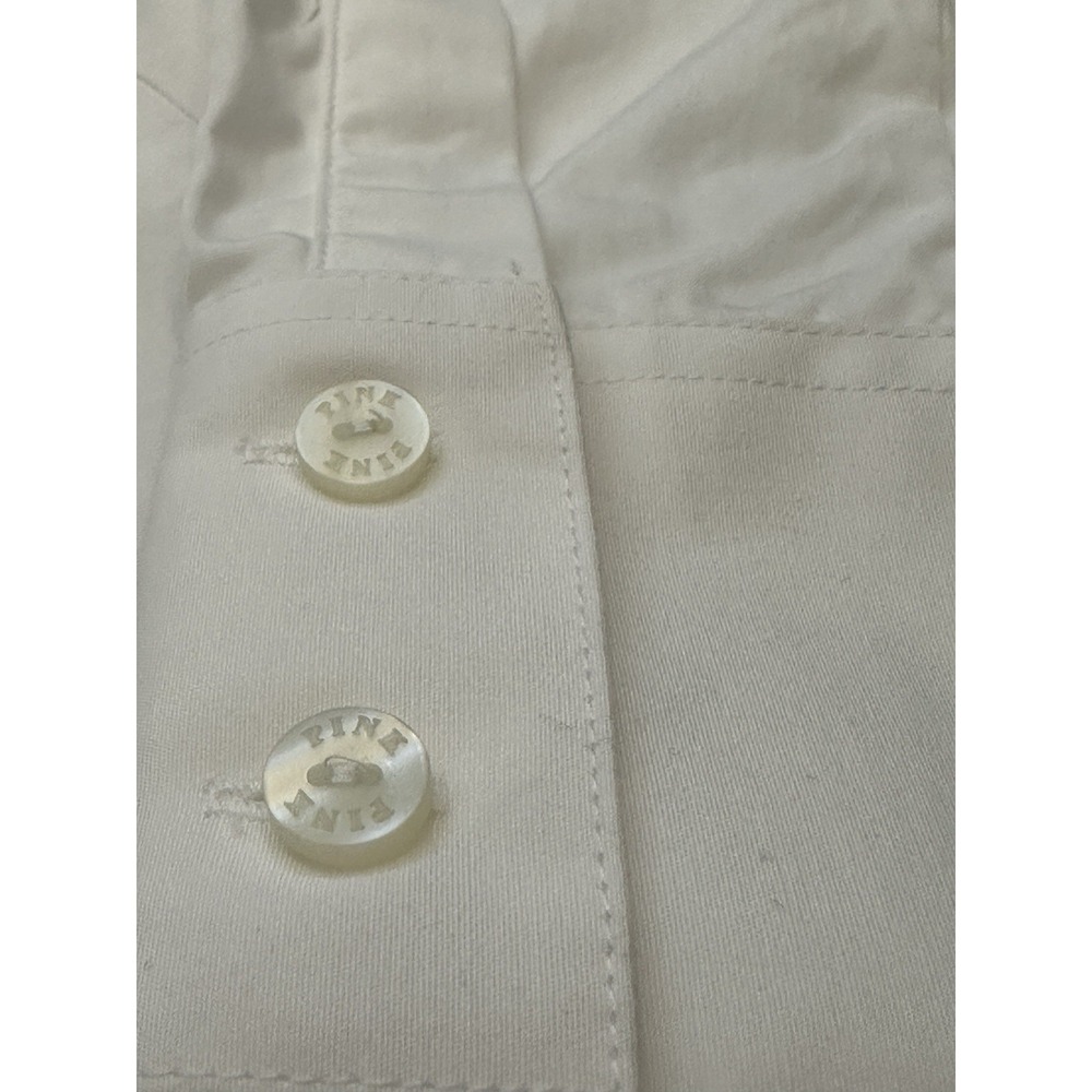 Pink Thomas Pink London Sz: US 2 White Button Down Long Sleeve Shirt - Picture 7 of 7